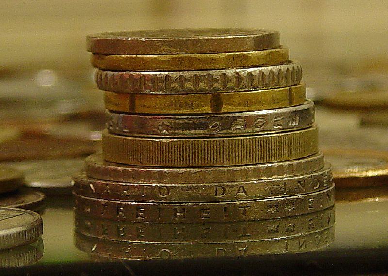 Pilha de moedas