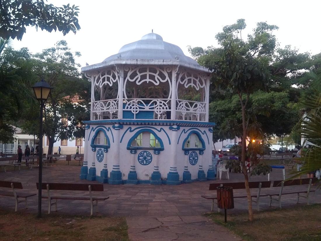 Praça do coreto em Cidade de Goiás